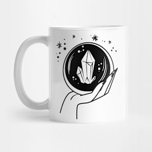 Crystal Ball on Hand Mug